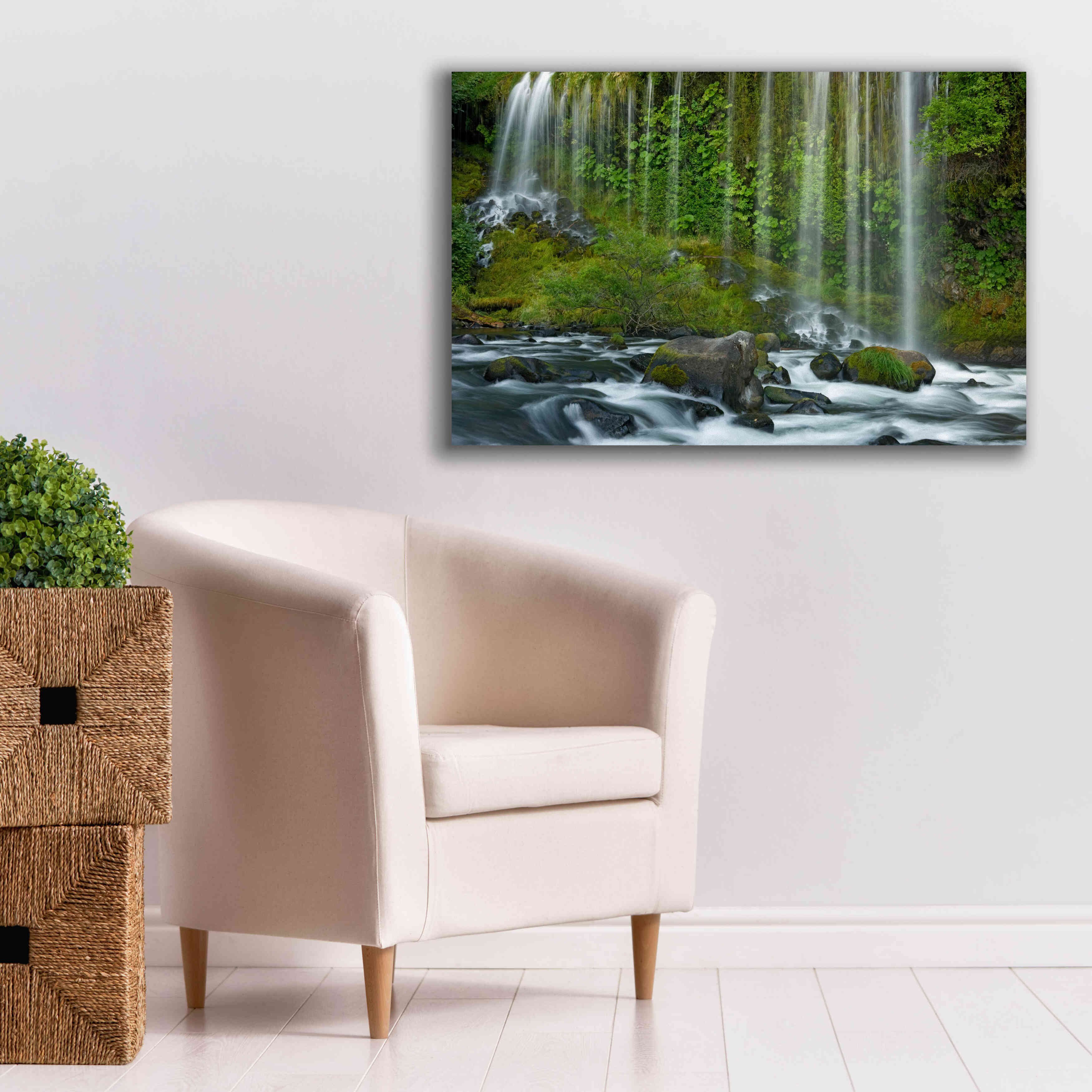 'Mossbrae Falls' by Mike Jones, Giclee Canvas Wall Art,40 x 26