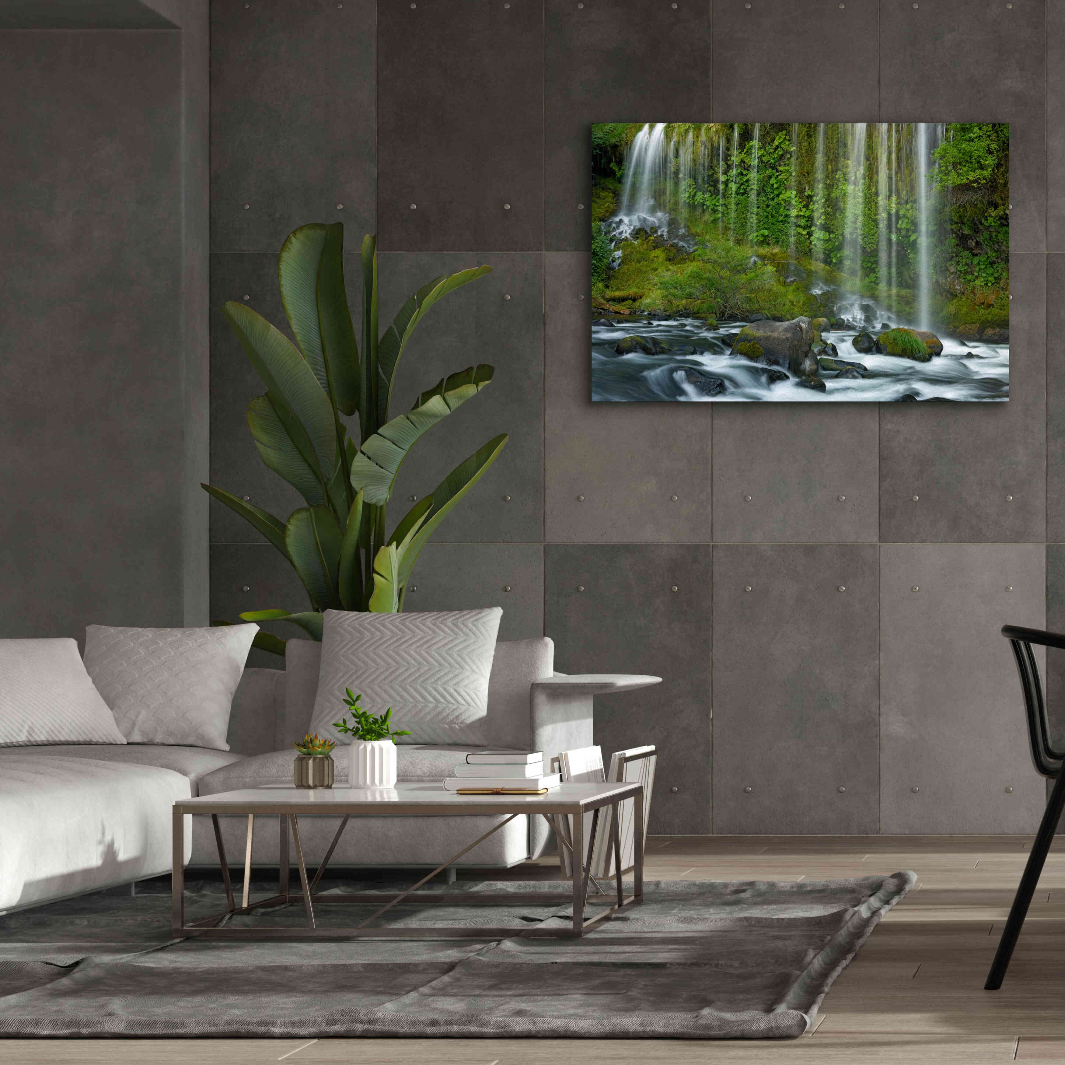 'Mossbrae Falls' by Mike Jones, Giclee Canvas Wall Art,60 x 40
