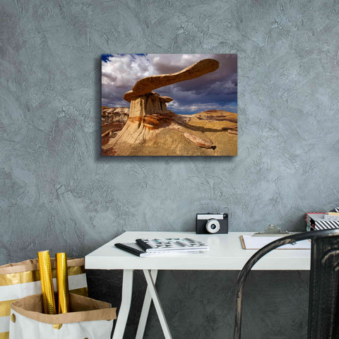 Image of 'NM Ahshislepah King Of Wings' by Mike Jones, Giclee Canvas Wall Art,16 x 12