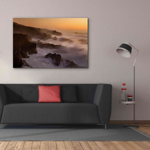 Image of 'Oregon Shore Acres SP Dusk' by Mike Jones, Giclee Canvas Wall Art,60 x 40