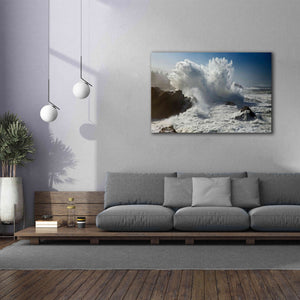'Oregon Shore Acres SP Wave' by Mike Jones, Giclee Canvas Wall Art,60 x 40