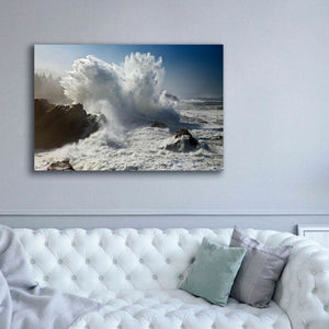 'Oregon Shore Acres SP Wave' by Mike Jones, Giclee Canvas Wall Art,60 x 40