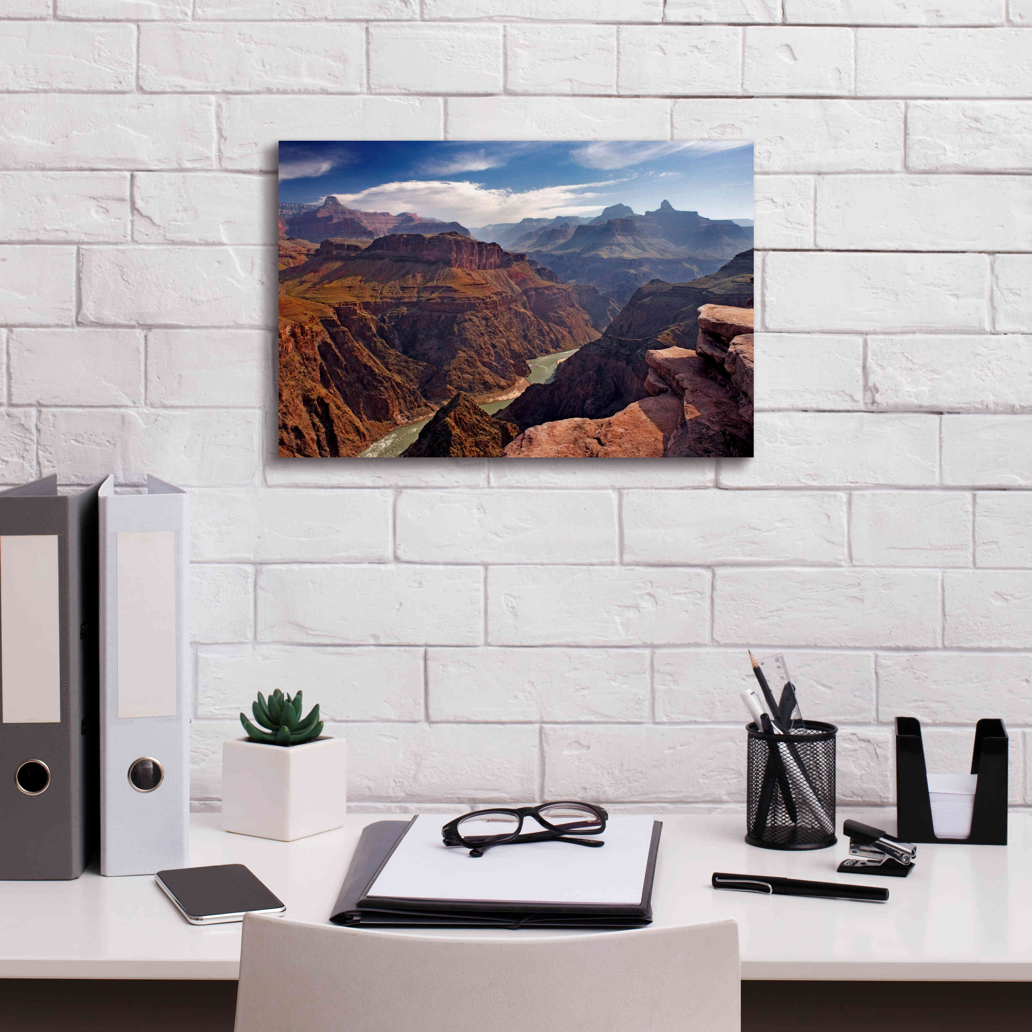 'Plateau Point' by Mike Jones, Giclee Canvas Wall Art,18 x 12