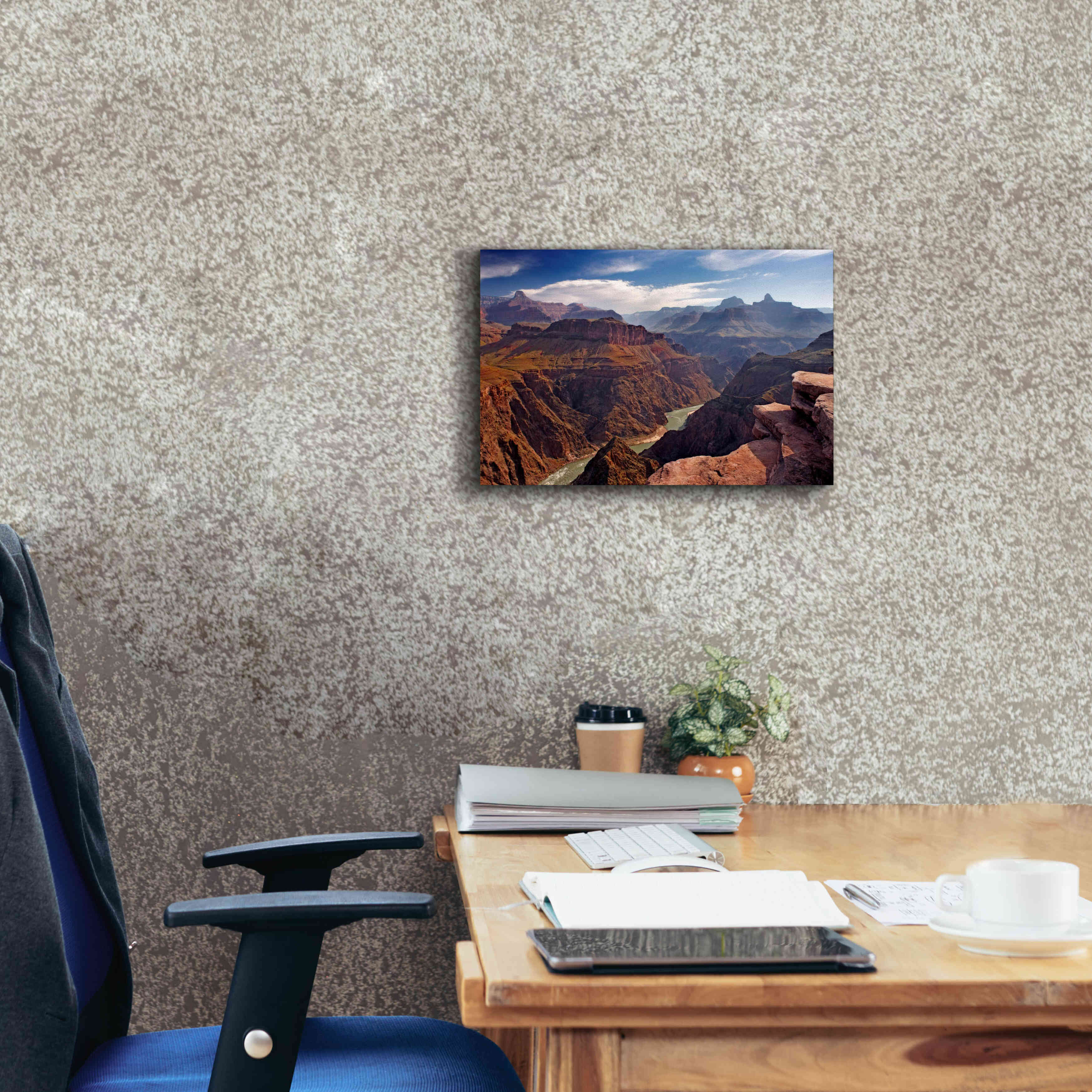 'Plateau Point' by Mike Jones, Giclee Canvas Wall Art,18 x 12