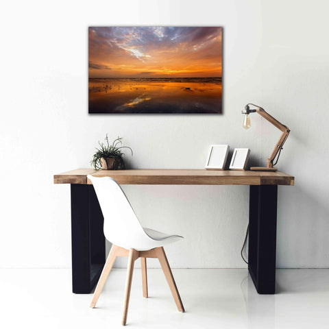 Image of 'Port Aransas Campground Sunrise' by Mike Jones, Giclee Canvas Wall Art,40 x 26