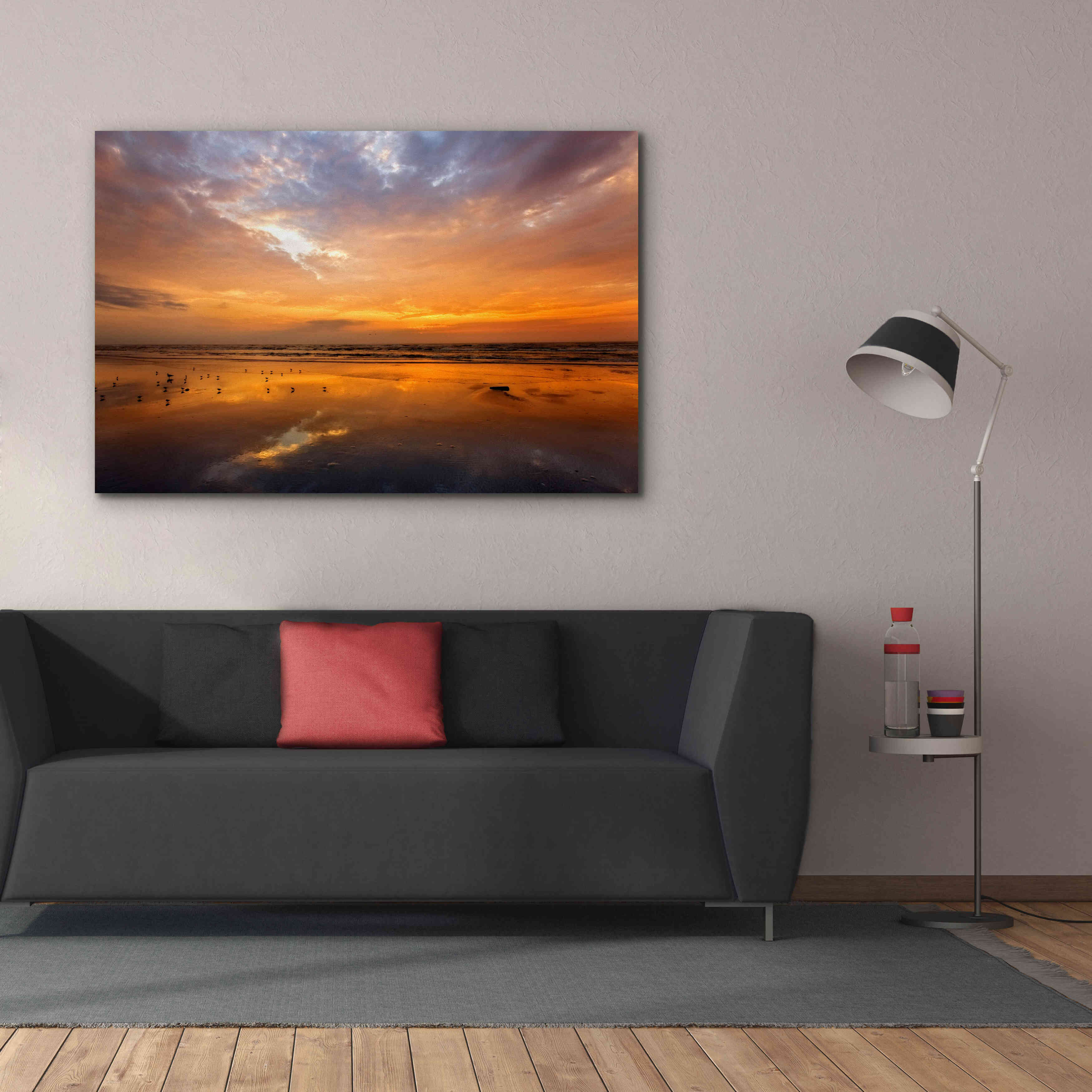 'Port Aransas Campground Sunrise' by Mike Jones, Giclee Canvas Wall Art,60 x 40