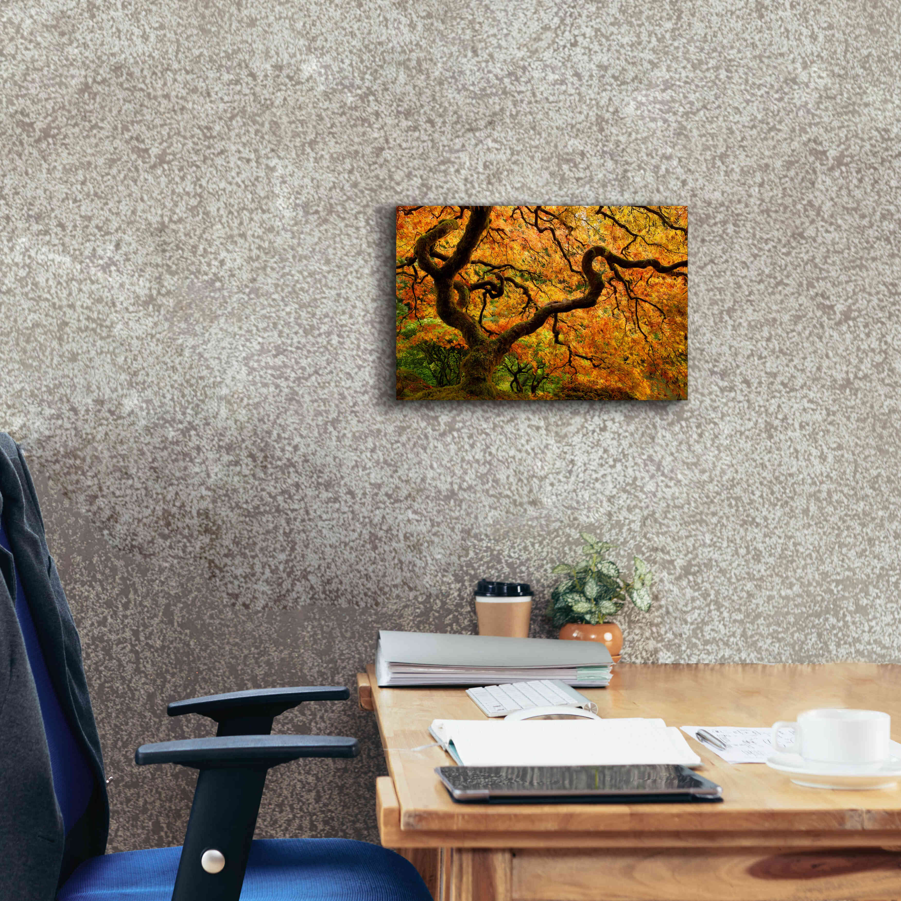 'Portland Japanese Garden' by Mike Jones, Giclee Canvas Wall Art,18 x 12