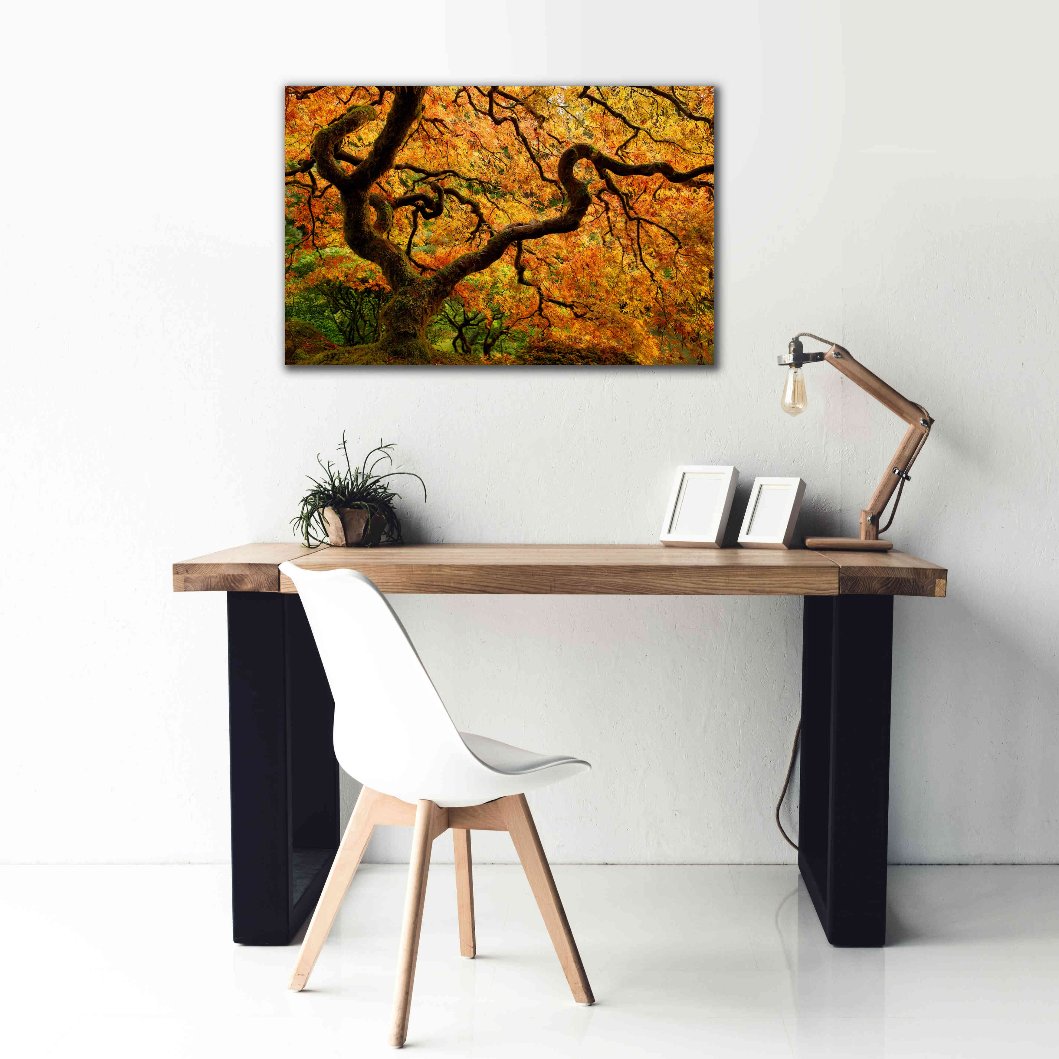 'Portland Japanese Garden' by Mike Jones, Giclee Canvas Wall Art,40 x 26