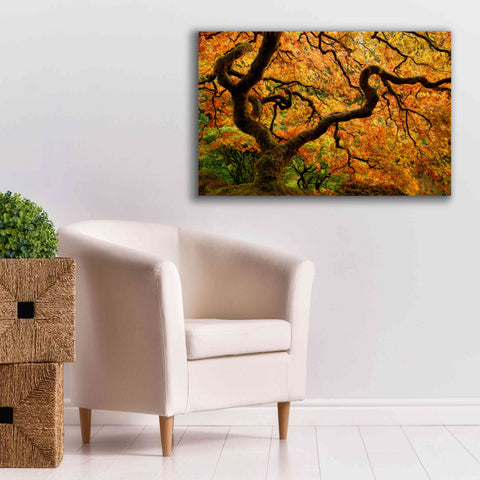 Image of 'Portland Japanese Garden' by Mike Jones, Giclee Canvas Wall Art,40 x 26