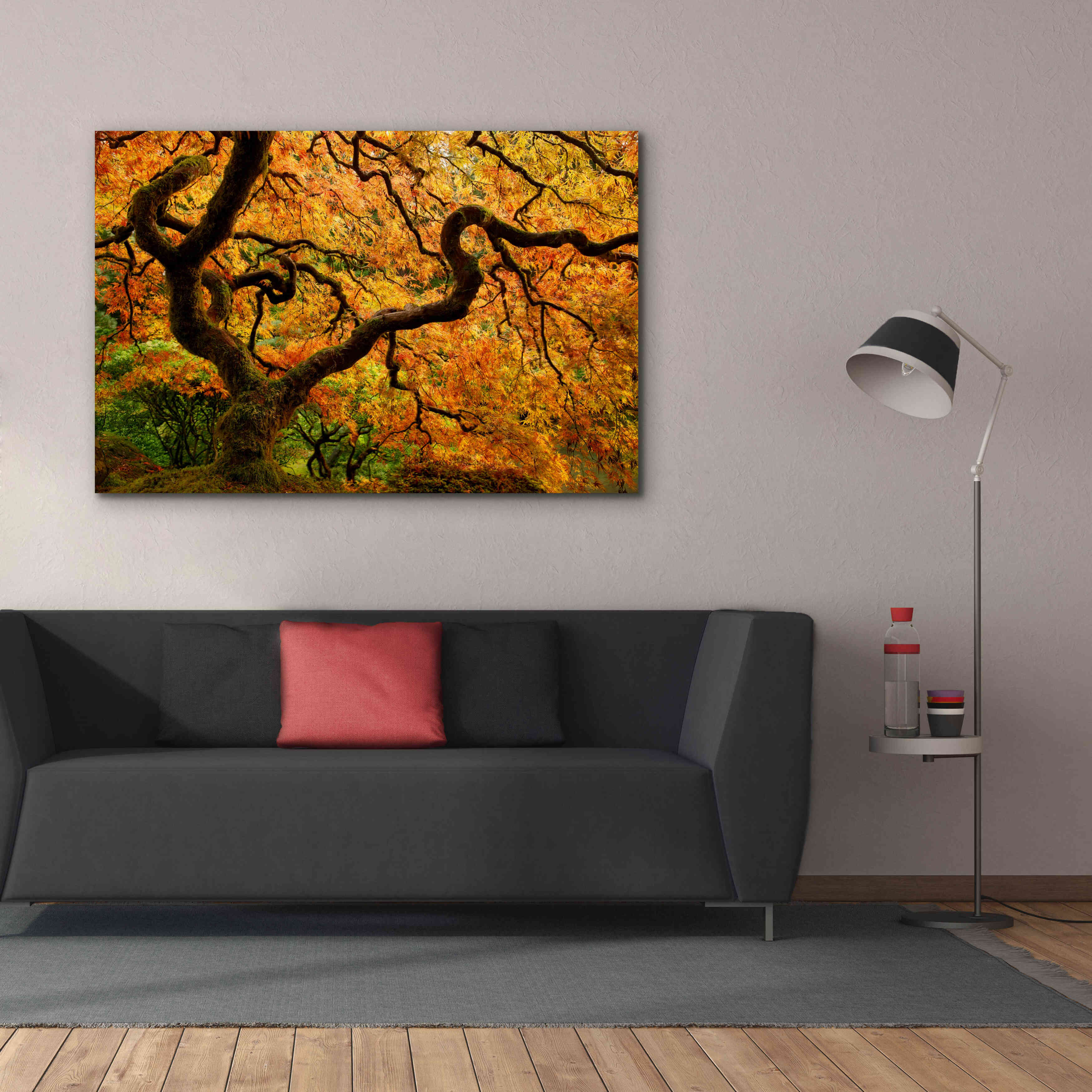 'Portland Japanese Garden' by Mike Jones, Giclee Canvas Wall Art,60 x 40