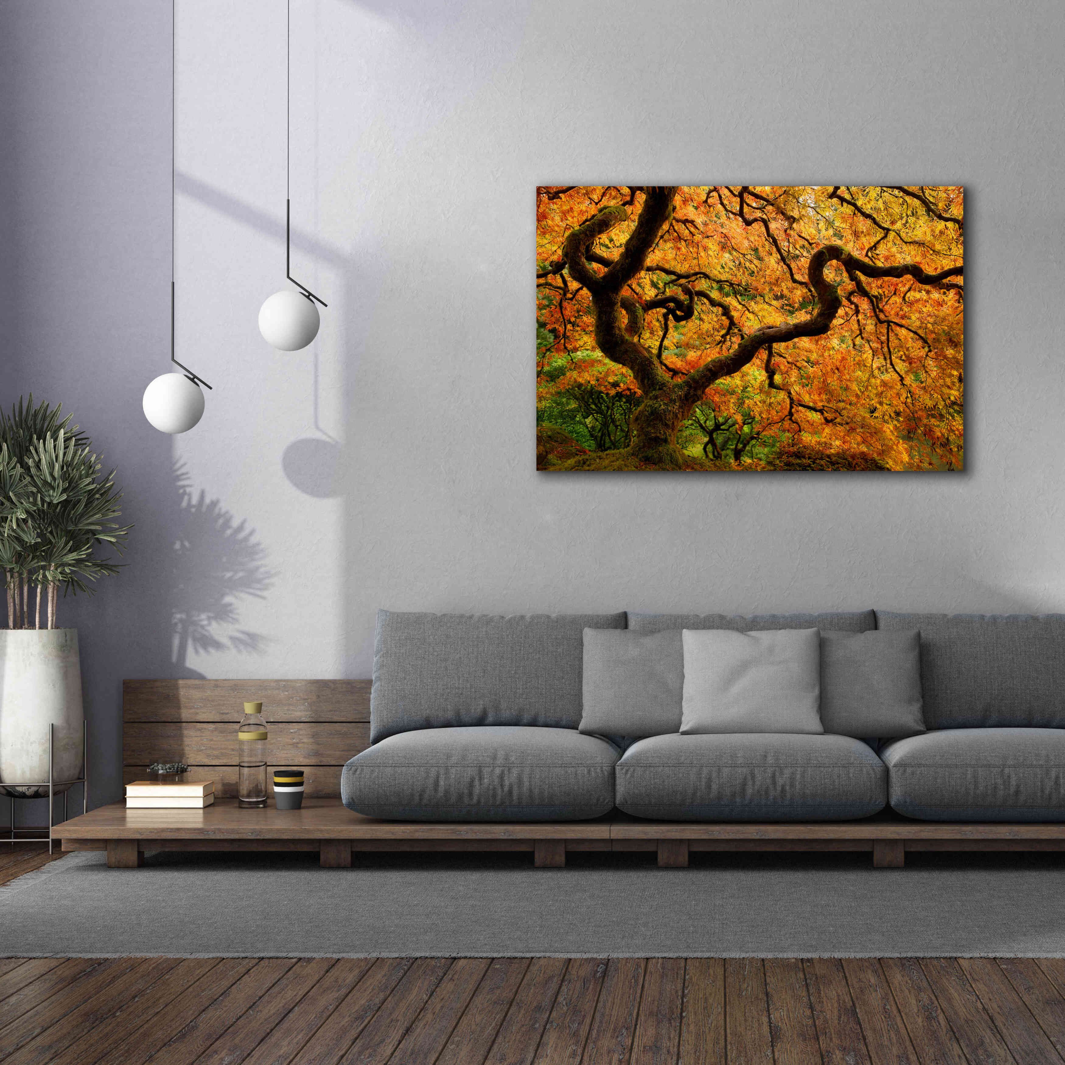 'Portland Japanese Garden' by Mike Jones, Giclee Canvas Wall Art,60 x 40