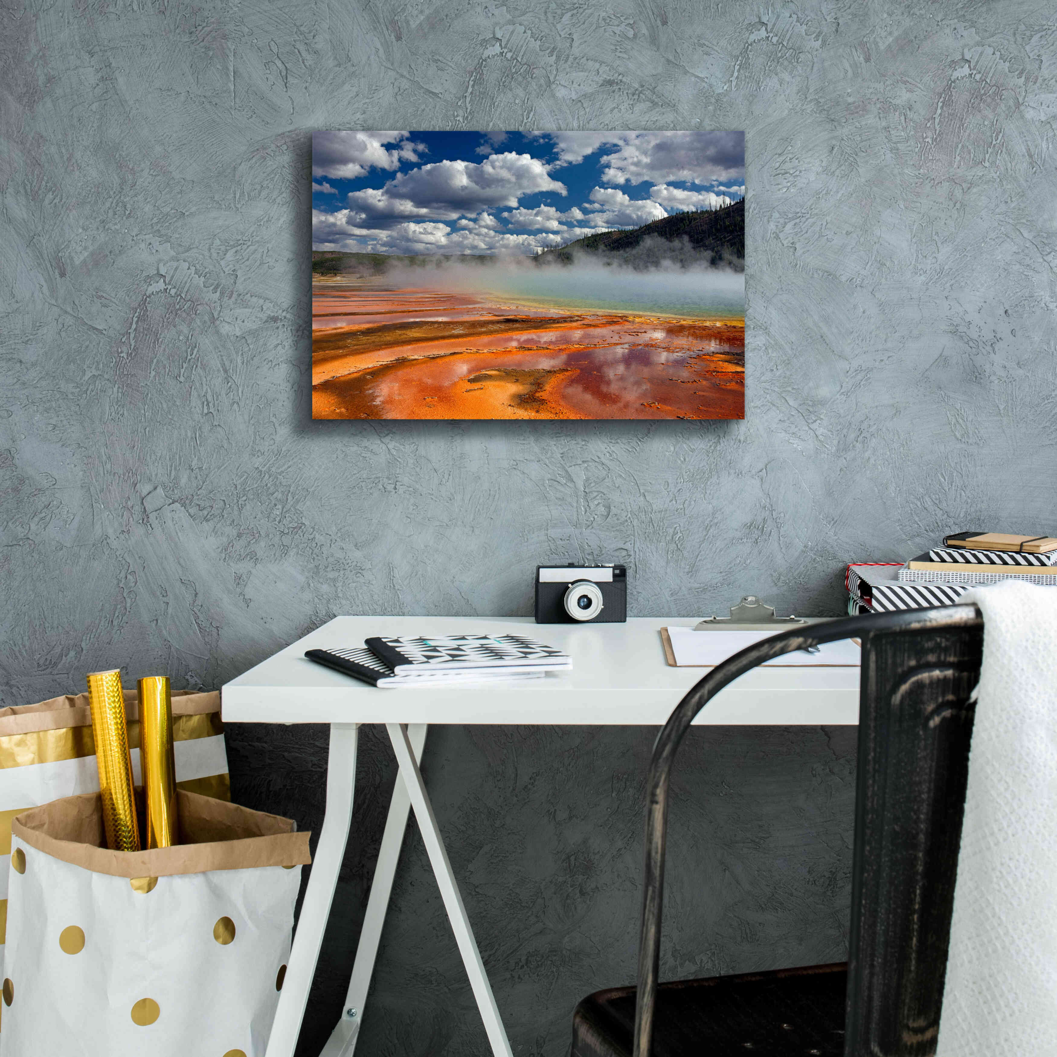 'Prismatic Springs' by Mike Jones, Giclee Canvas Wall Art,18 x 12