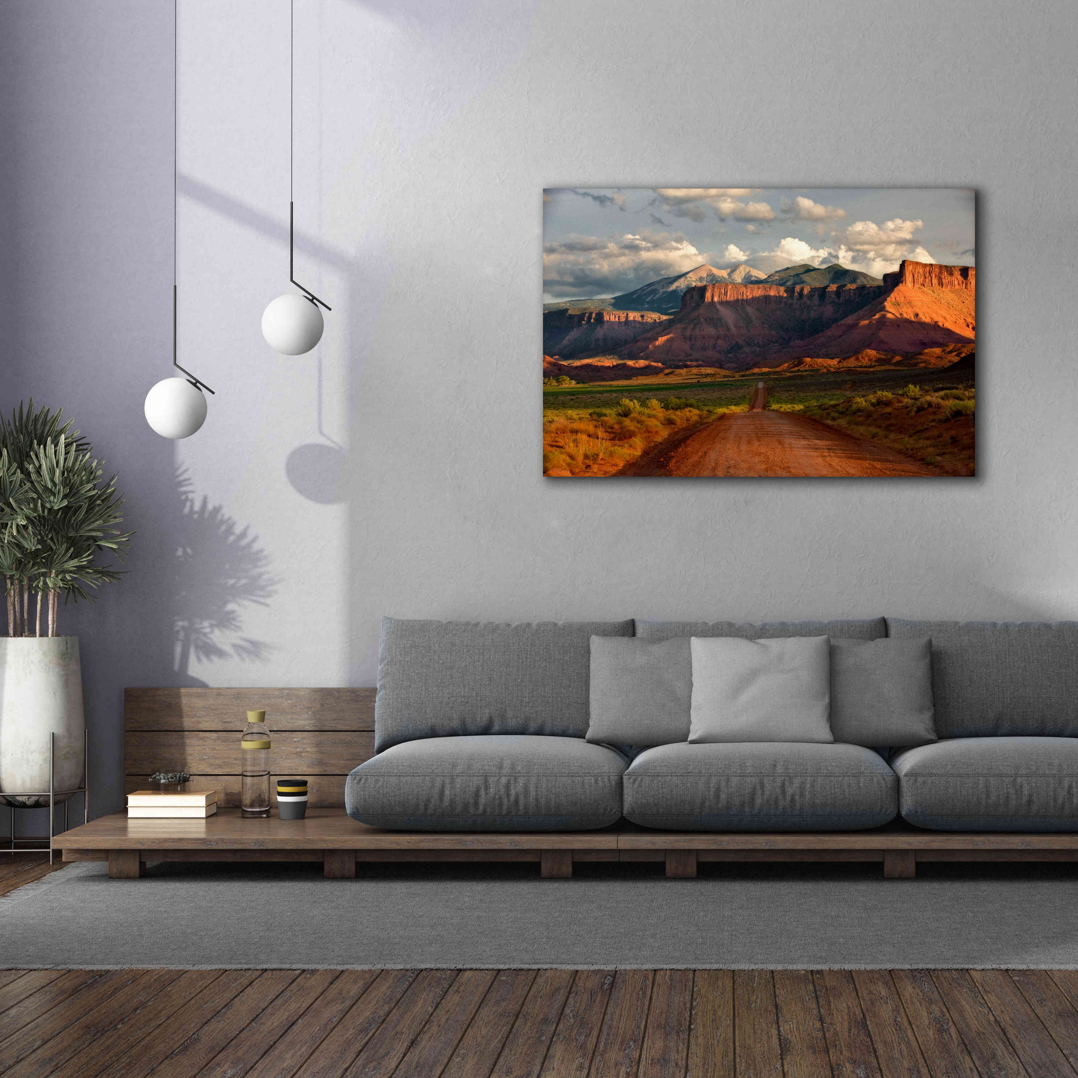 'Rt 128 Vastle Valley' by Mike Jones, Giclee Canvas Wall Art,60 x 40