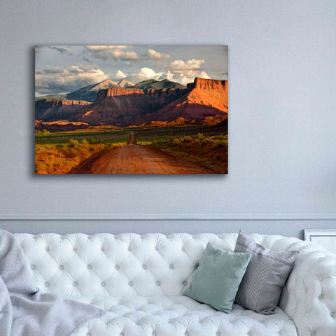 Image of 'Rt 128 Vastle Valley' by Mike Jones, Giclee Canvas Wall Art,60 x 40