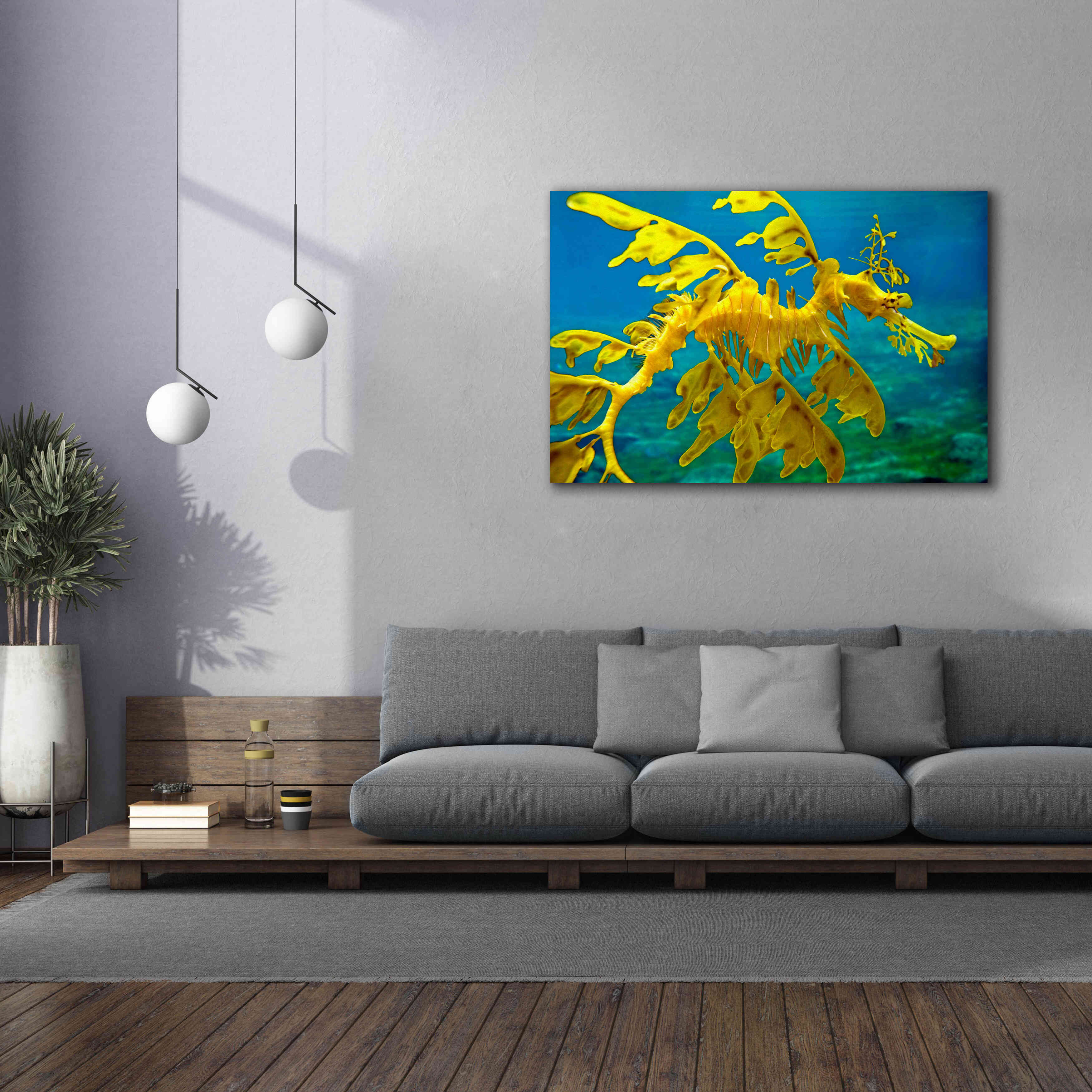 'Sea Dragon' by Mike Jones, Giclee Canvas Wall Art,60 x 40