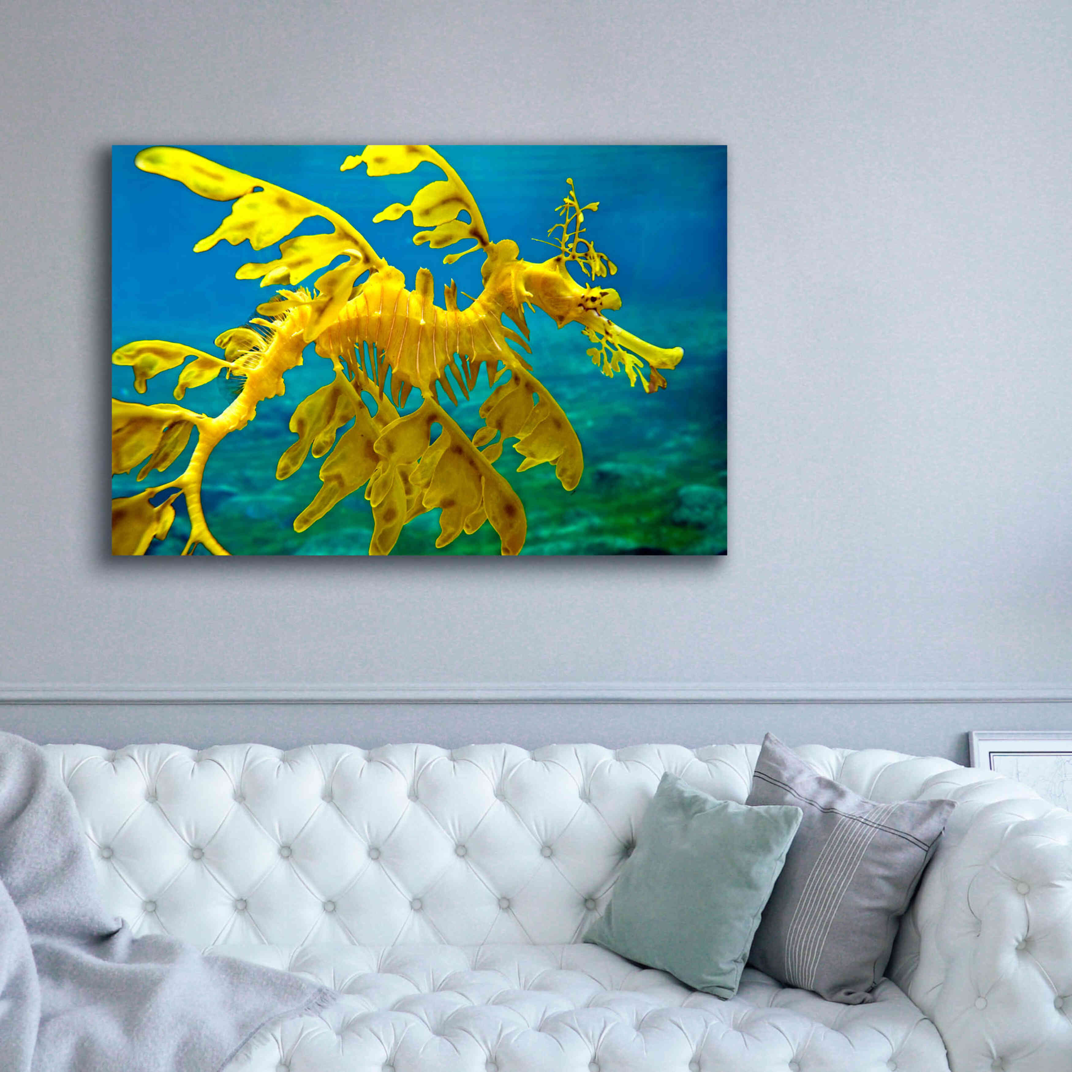 'Sea Dragon' by Mike Jones, Giclee Canvas Wall Art,60 x 40