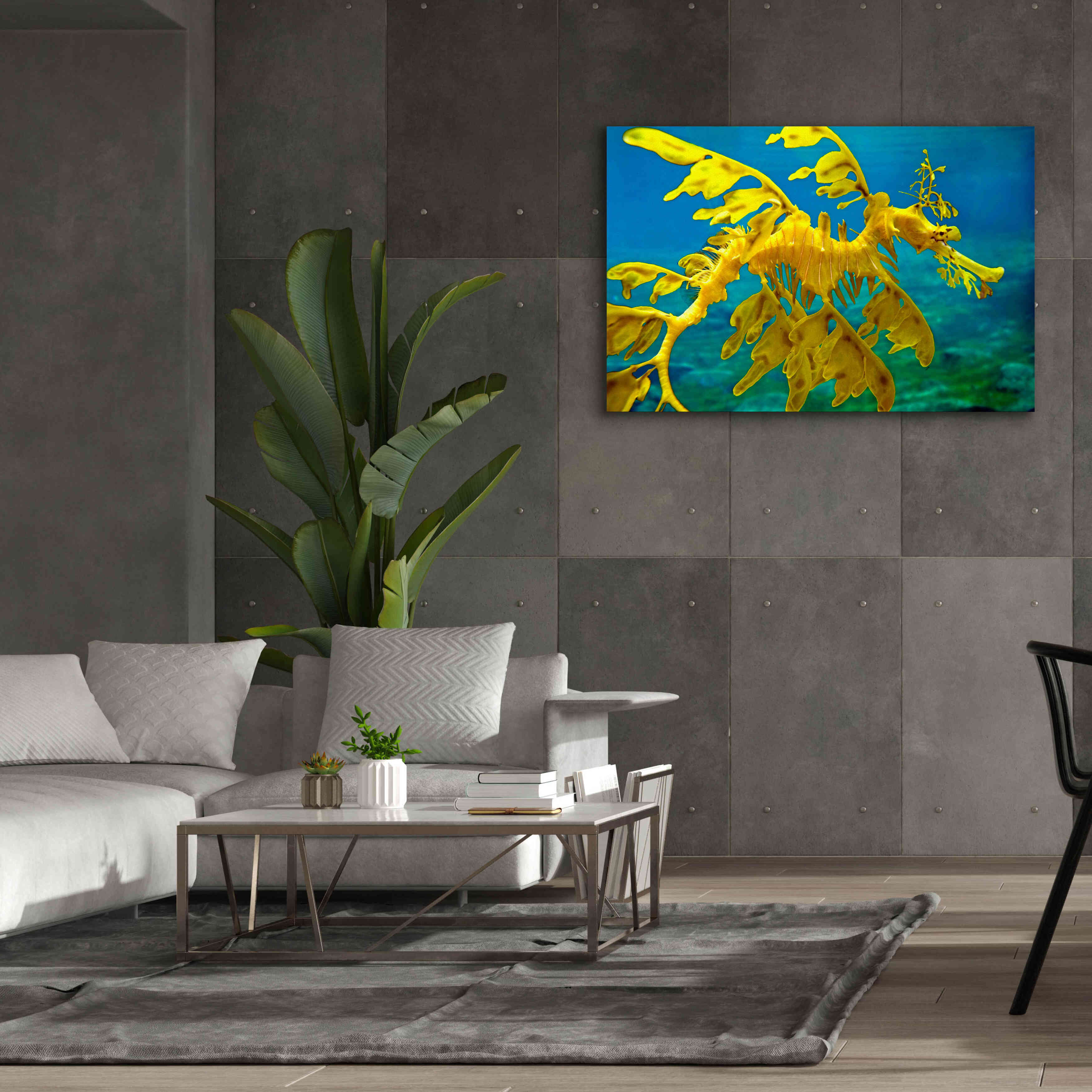 'Sea Dragon' by Mike Jones, Giclee Canvas Wall Art,60 x 40