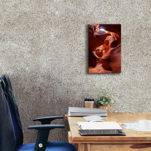 Image of 'Secret Canyon Fisheye' by Mike Jones, Giclee Canvas Wall Art,12 x 18