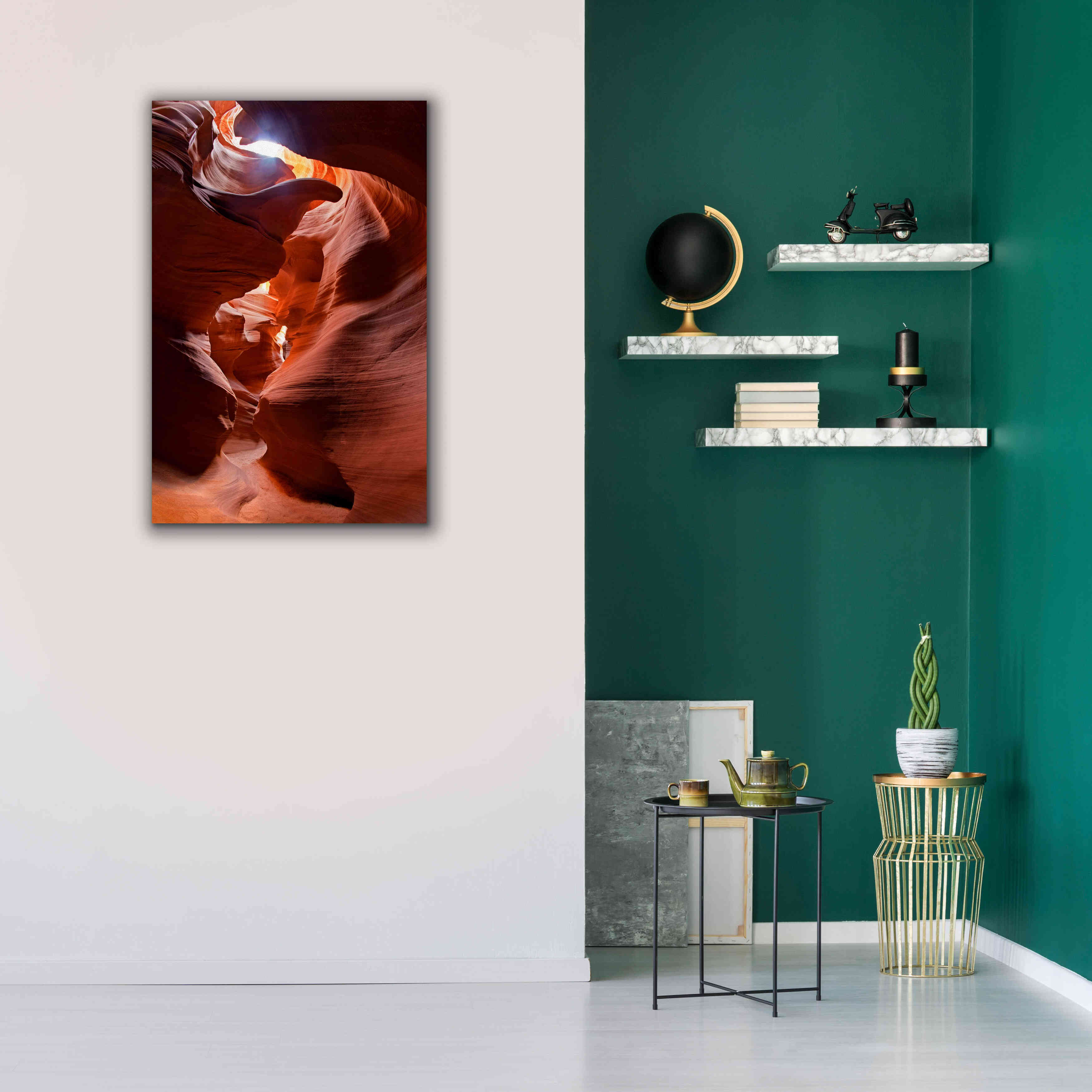 'Secret Canyon Fisheye' by Mike Jones, Giclee Canvas Wall Art,26 x 40