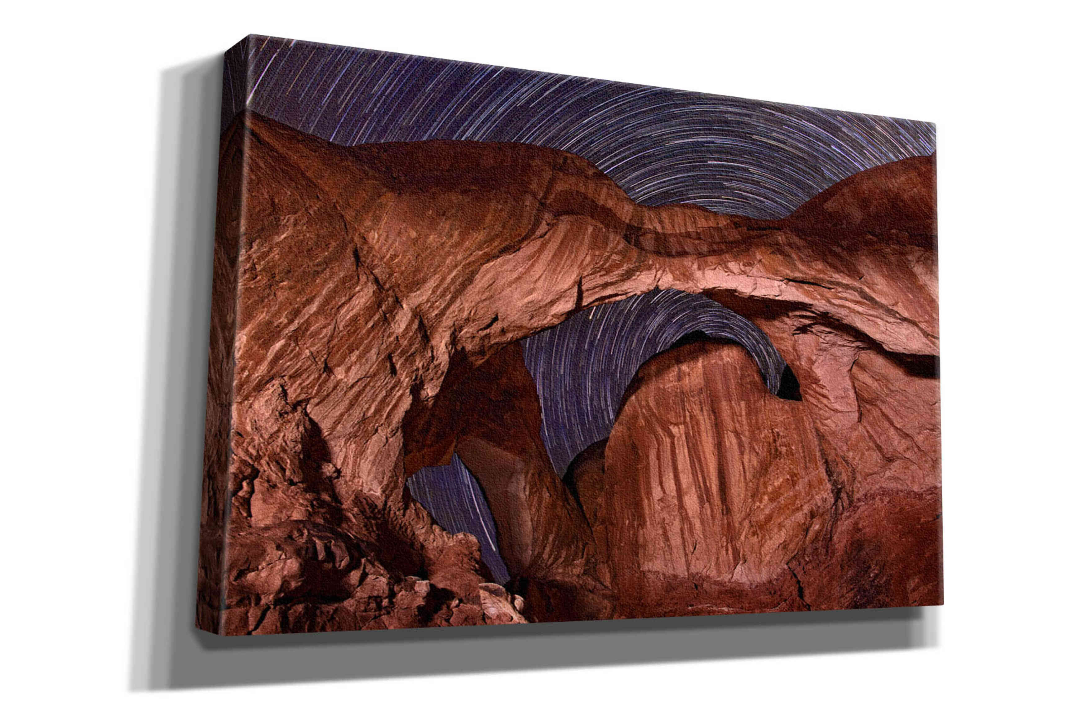 'Star Trails Diminishing' by Mike Jones, Giclee Canvas Wall Art