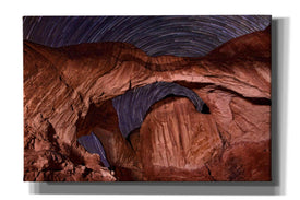 'Star Trails Diminishing' by Mike Jones, Giclee Canvas Wall Art