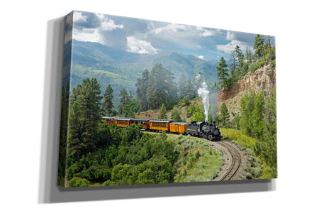 'The Train, From Bridge' by Mike Jones, Giclee Canvas Wall Art