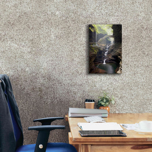 'Watkins Glen Rainbow Bridge' by Mike Jones, Giclee Canvas Wall Art,12 x 18