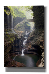 'Watkins Glen Rainbow Bridge' by Mike Jones, Giclee Canvas Wall Art
