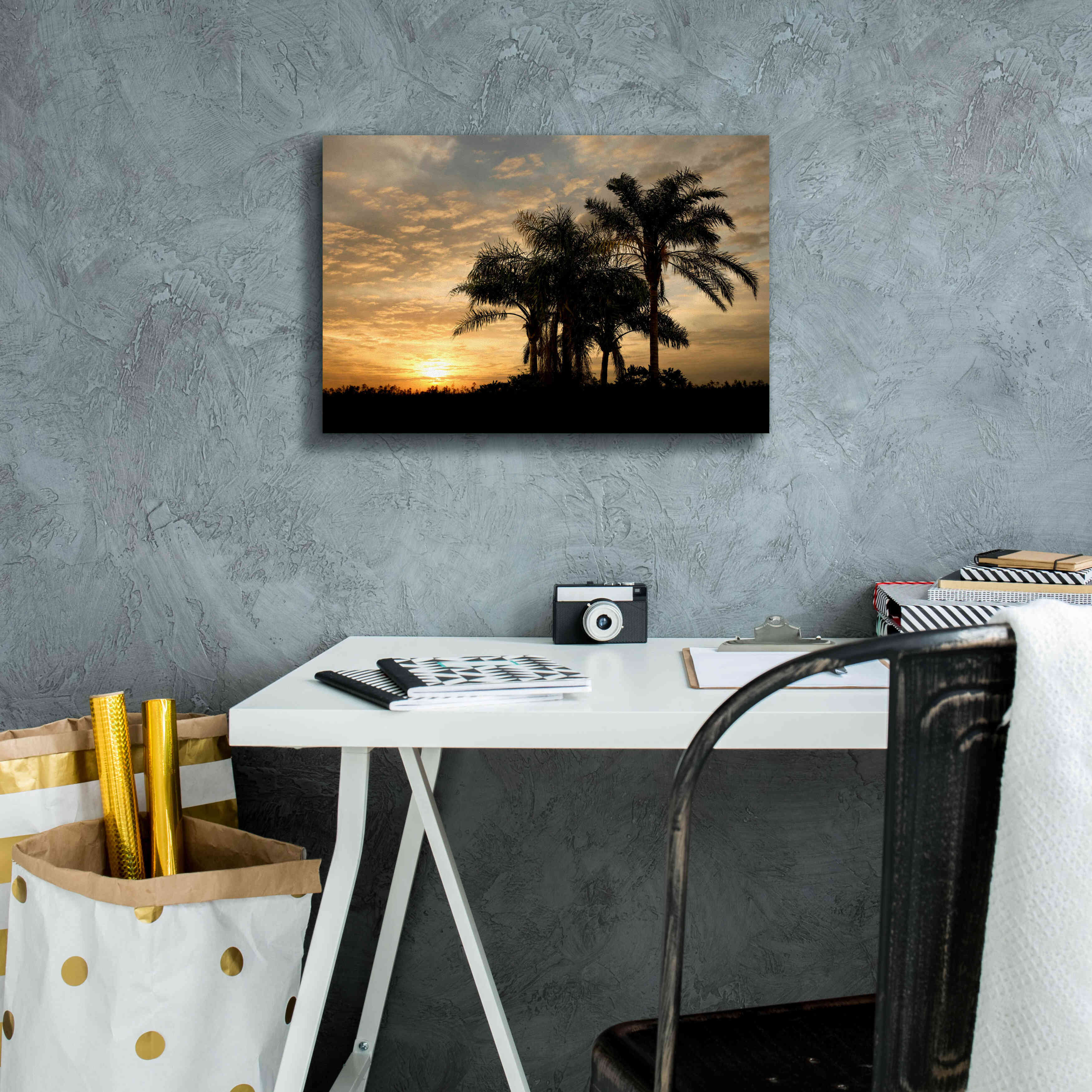 'Sunrise Experinemt' by Mike Jones, Giclee Canvas Wall Art,18 x 12
