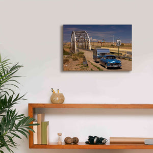 'Albaquerque Rt Rio Puerco Bridge' by Mike Jones, Giclee Canvas Wall Art,18 x 12