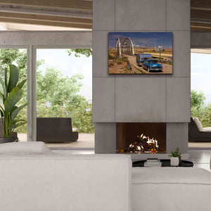 'Albaquerque Rt Rio Puerco Bridge' by Mike Jones, Giclee Canvas Wall Art,40 x 26