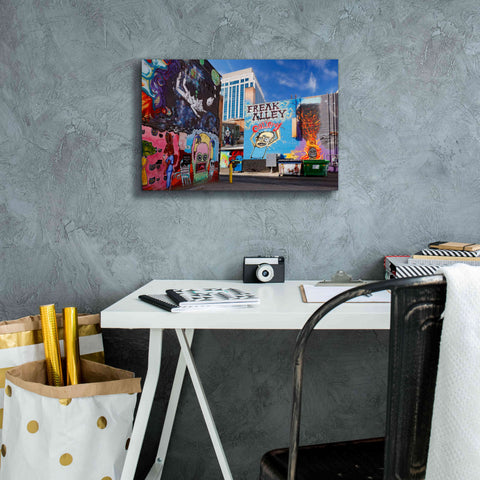 Image of 'Boise Freak Alley' by Mike Jones, Giclee Canvas Wall Art,18 x 12