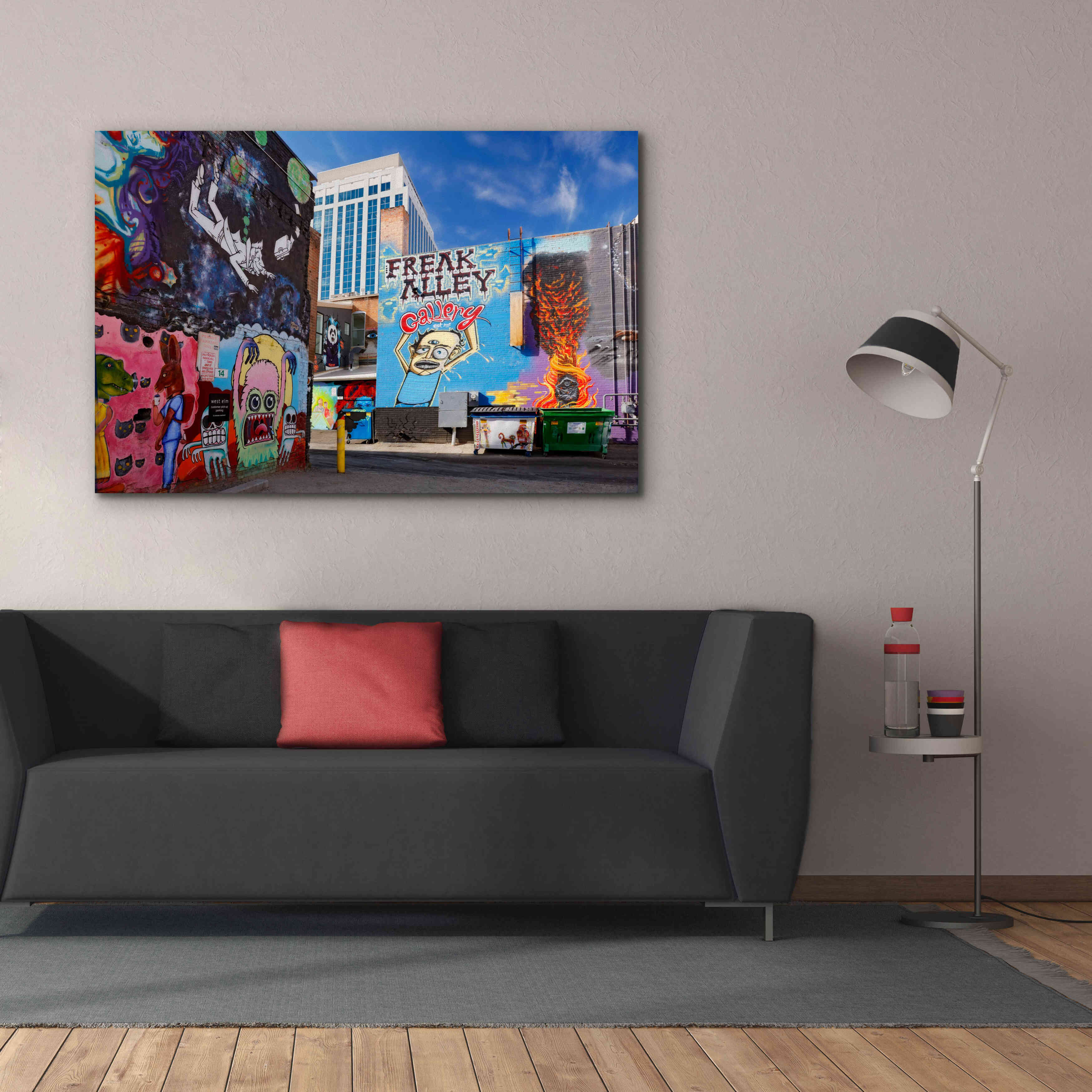 'Boise Freak Alley' by Mike Jones, Giclee Canvas Wall Art,60 x 40