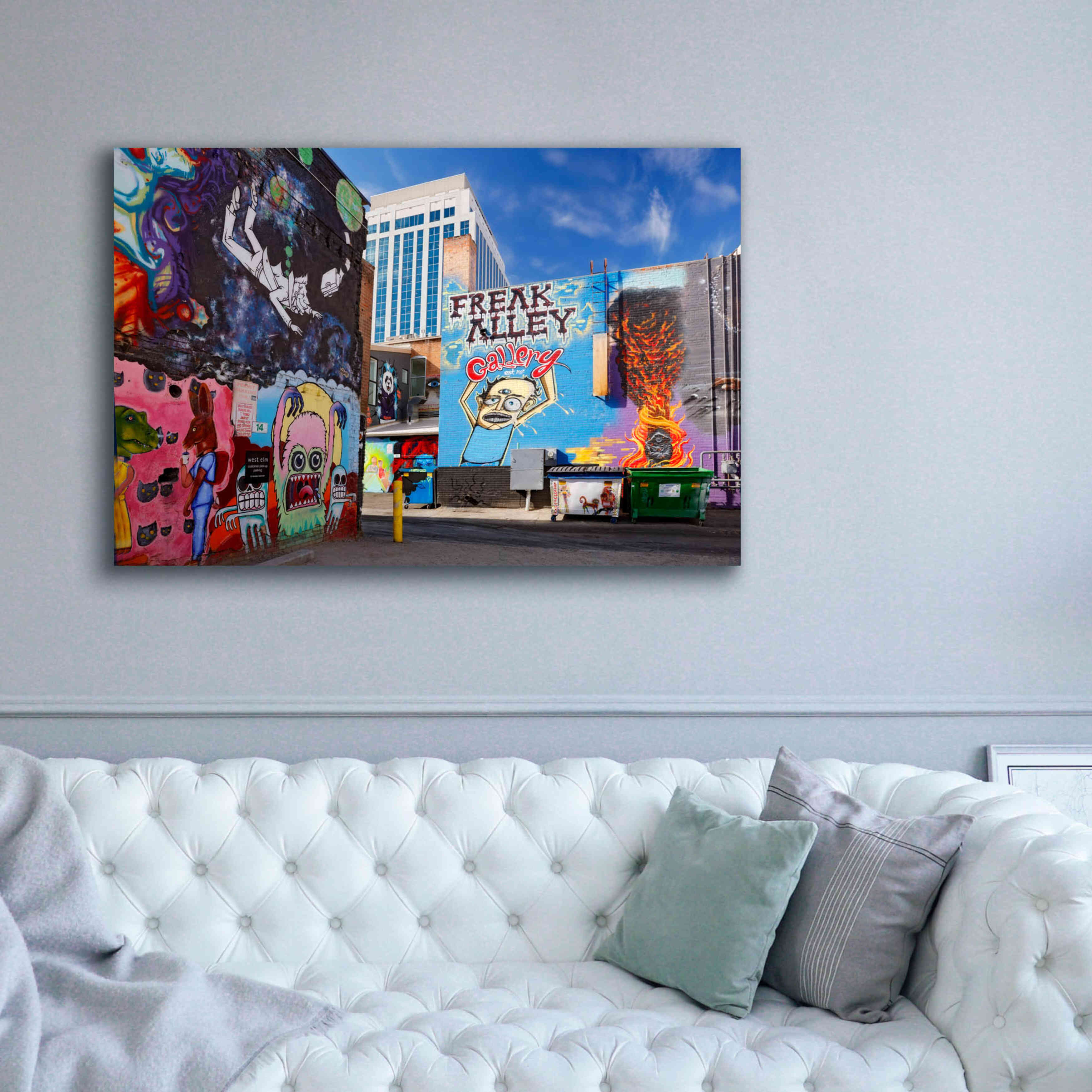 'Boise Freak Alley' by Mike Jones, Giclee Canvas Wall Art,60 x 40