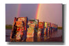 'Cadillac Ranch Rainbow' by Mike Jones, Giclee Canvas Wall Art