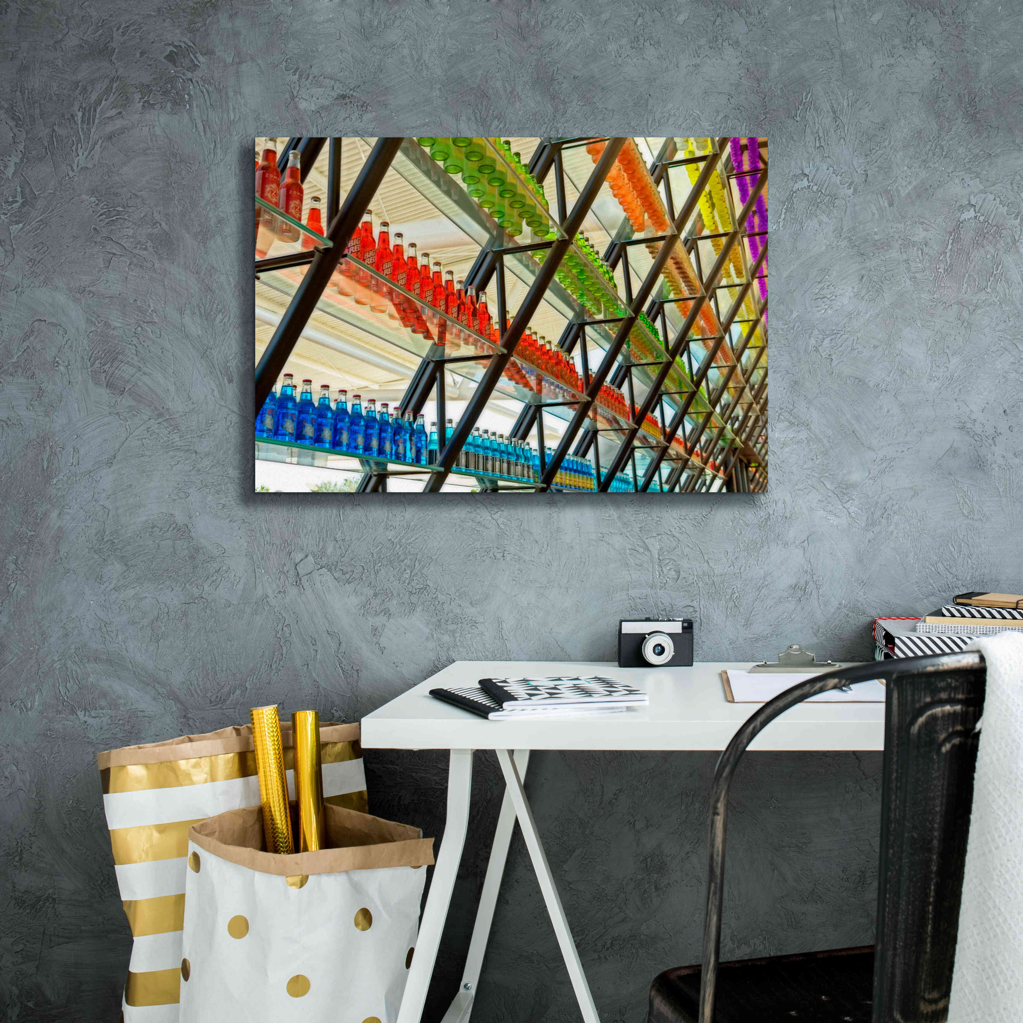 'OKC Pops Rt' by Mike Jones, Giclee Canvas Wall Art,26 x 18