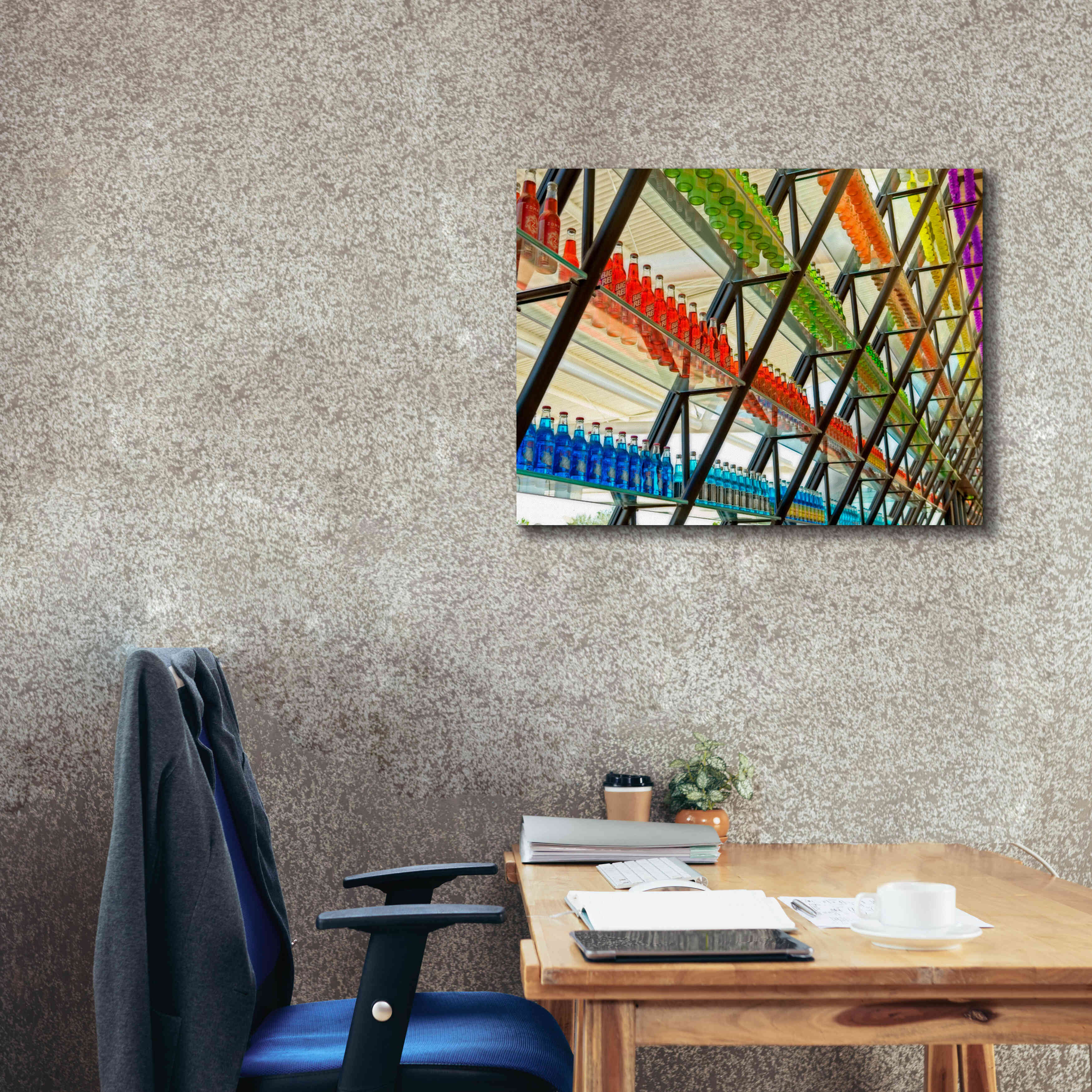 'OKC Pops Rt' by Mike Jones, Giclee Canvas Wall Art,34 x 26