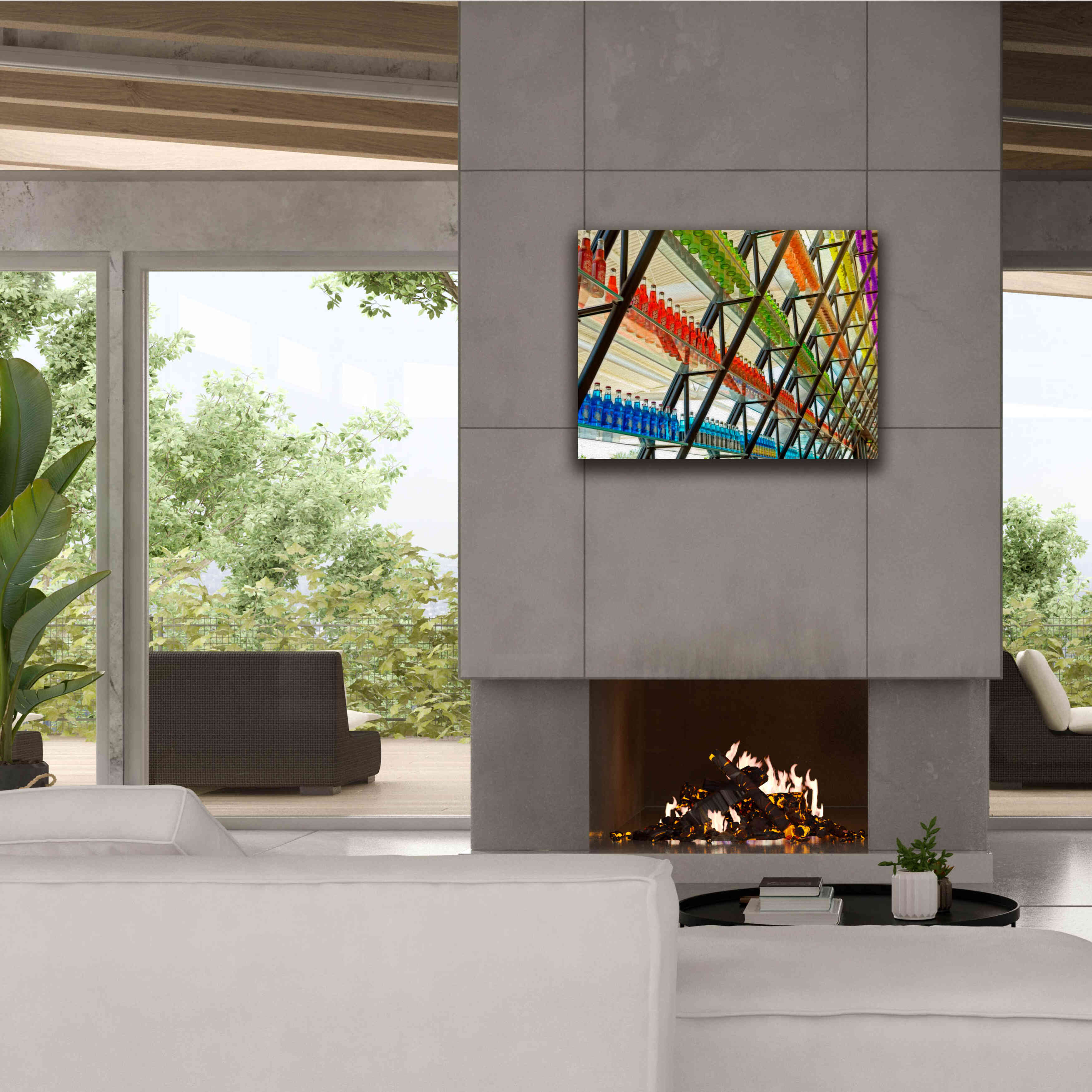 'OKC Pops Rt' by Mike Jones, Giclee Canvas Wall Art,34 x 26