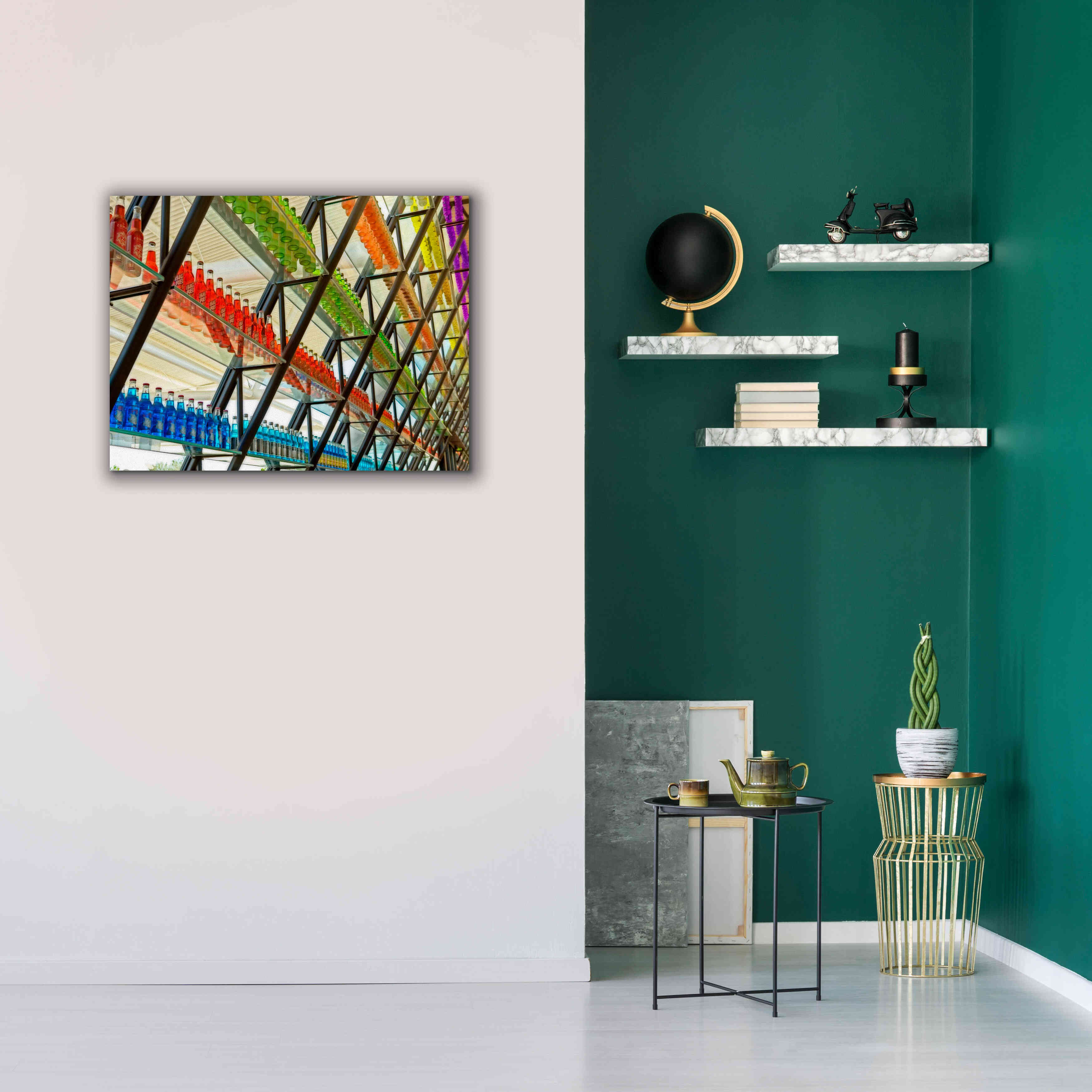'OKC Pops Rt' by Mike Jones, Giclee Canvas Wall Art,34 x 26