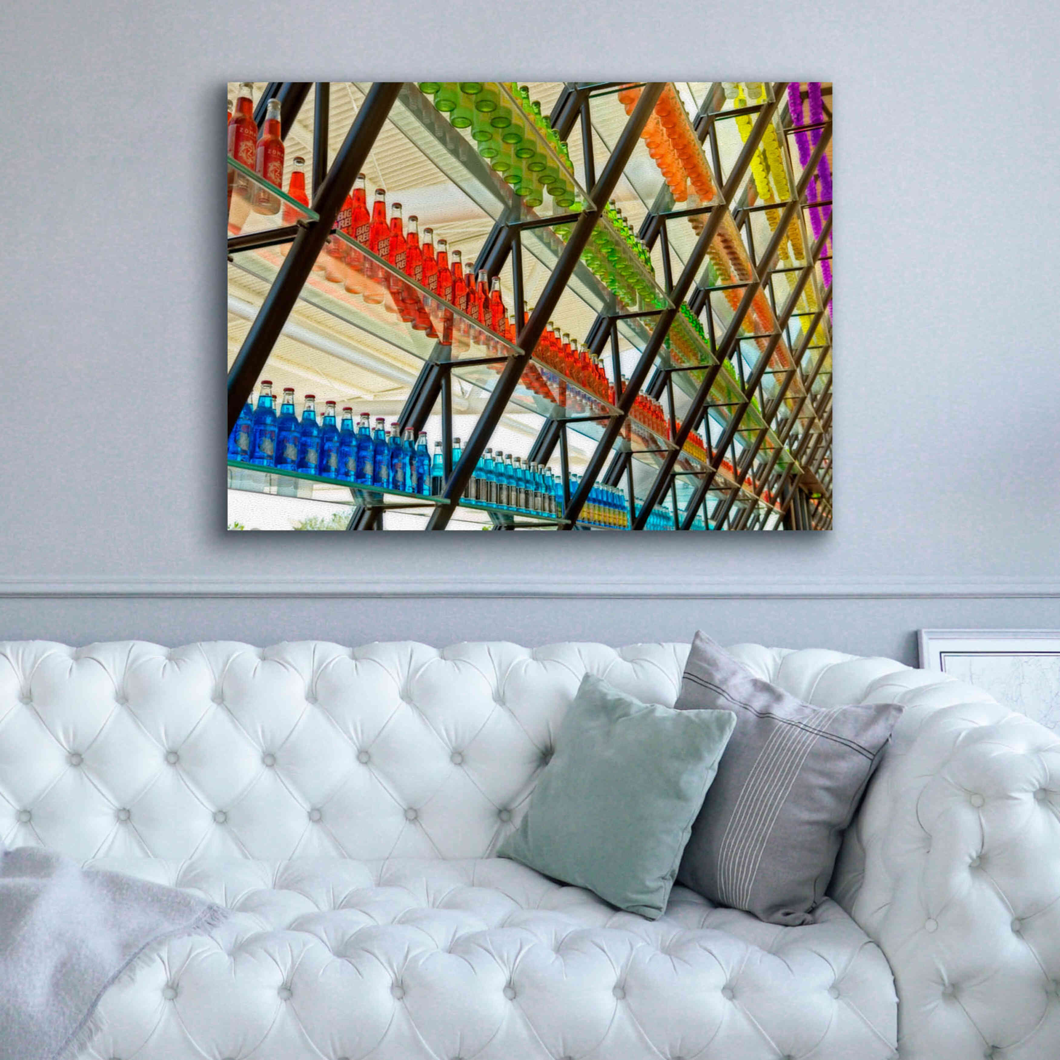'OKC Pops Rt' by Mike Jones, Giclee Canvas Wall Art,54 x 40