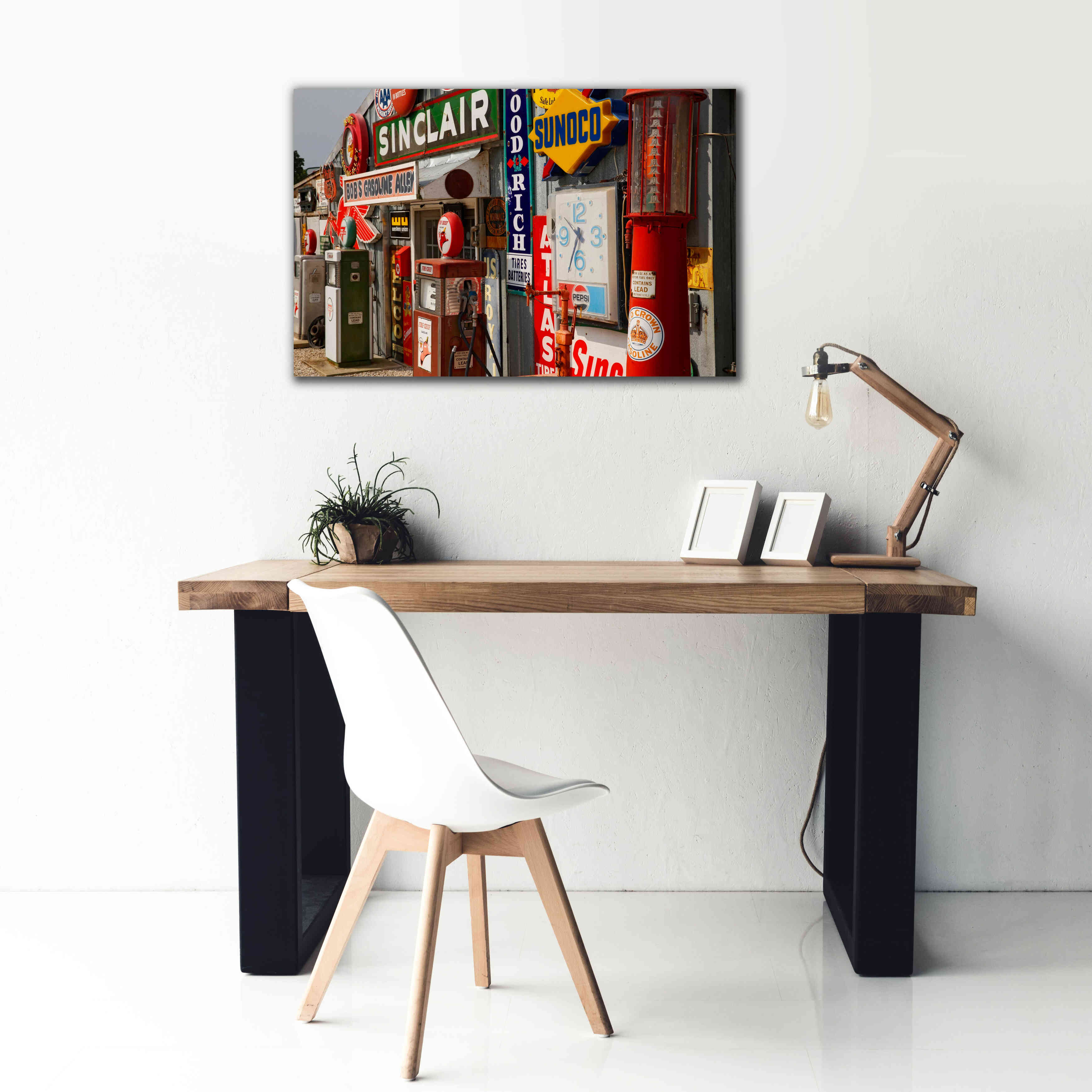 'Route 66 Cuba Missouri' by Mike Jones, Giclee Canvas Wall Art,40 x 26