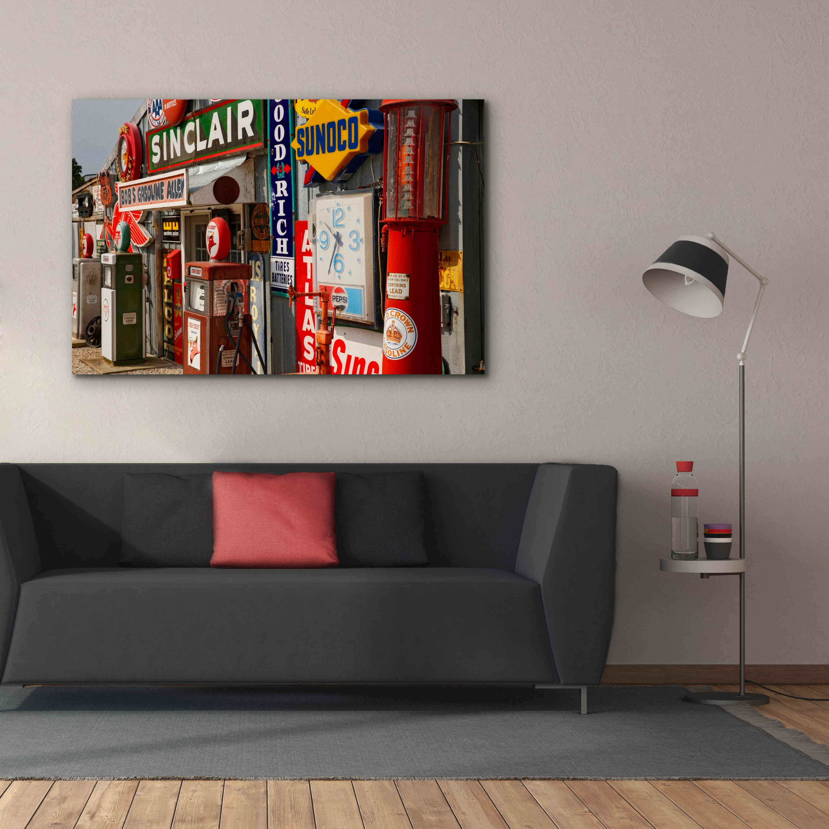 'Route 66 Cuba Missouri' by Mike Jones, Giclee Canvas Wall Art,60 x 40