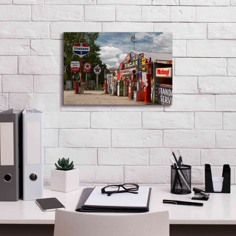 Image of 'Route 66 Cuba Missouri 2' by Mike Jones, Giclee Canvas Wall Art,18 x 12