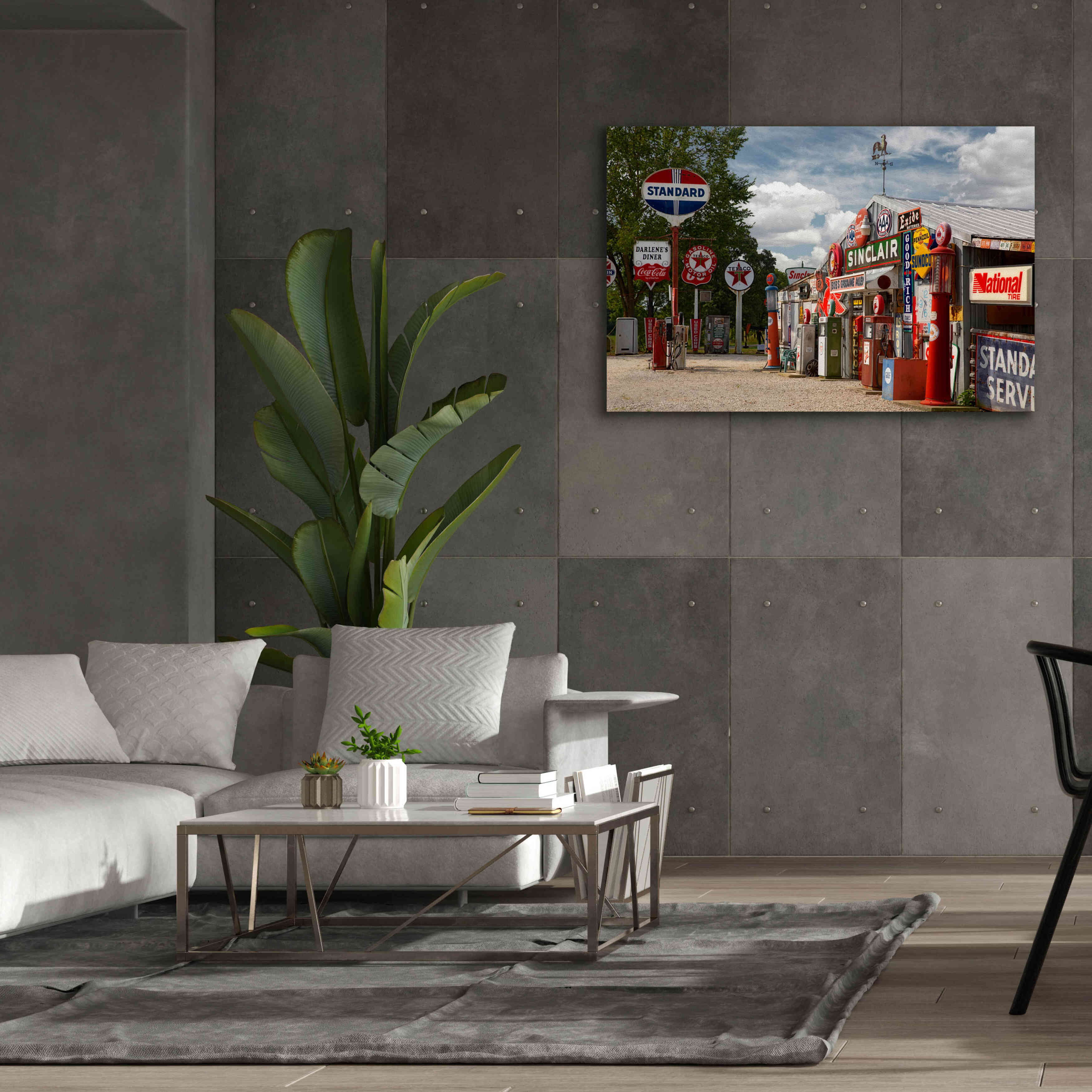 'Route 66 Cuba Missouri 2' by Mike Jones, Giclee Canvas Wall Art,60 x 40