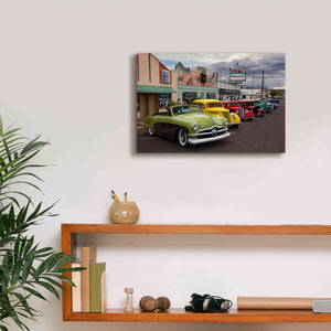 'Route 66 Fun Run Kingman' by Mike Jones, Giclee Canvas Wall Art,18 x 12
