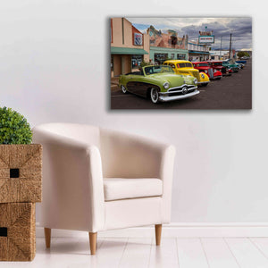 'Route 66 Fun Run Kingman' by Mike Jones, Giclee Canvas Wall Art,40 x 26