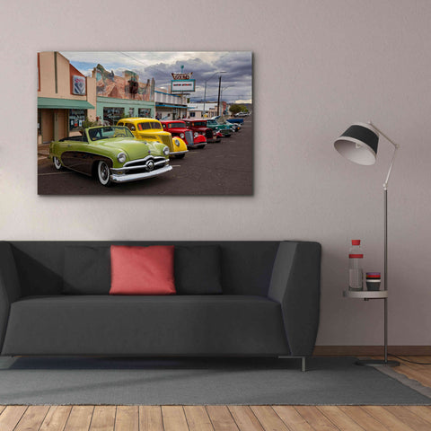 Image of 'Route 66 Fun Run Kingman' by Mike Jones, Giclee Canvas Wall Art,60 x 40
