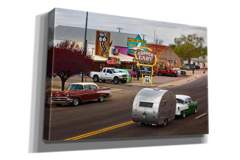 Image of 'Route 66 Fun Run Motoporium' by Mike Jones, Giclee Canvas Wall Art