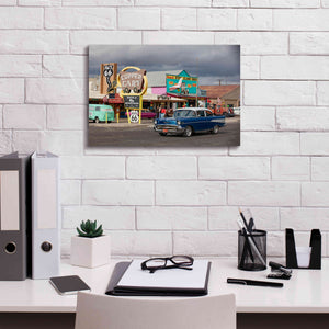 'Route 66 Fun Run Seligman' by Mike Jones, Giclee Canvas Wall Art,18 x 12