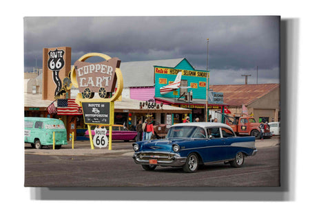 'Route 66 Fun Run Seligman' by Mike Jones, Giclee Canvas Wall Art